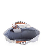 Τσάντα Αλλαγής Childhome Family Bag Signature Canvas Off White