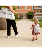 Τσάντα Αλλαγής Family Bag Canvas Grey Childhome