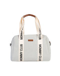 Τσάντα αλλαγής Childhome Mommy Club Signature Canvas Off White