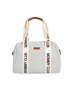 Τσάντα αλλαγής Childhome Mommy Club Signature Canvas Off White