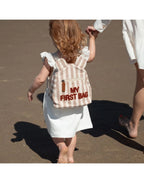 Σακίδιο Πλάτης Kids My First Bag Stripes Nude Terracotta
