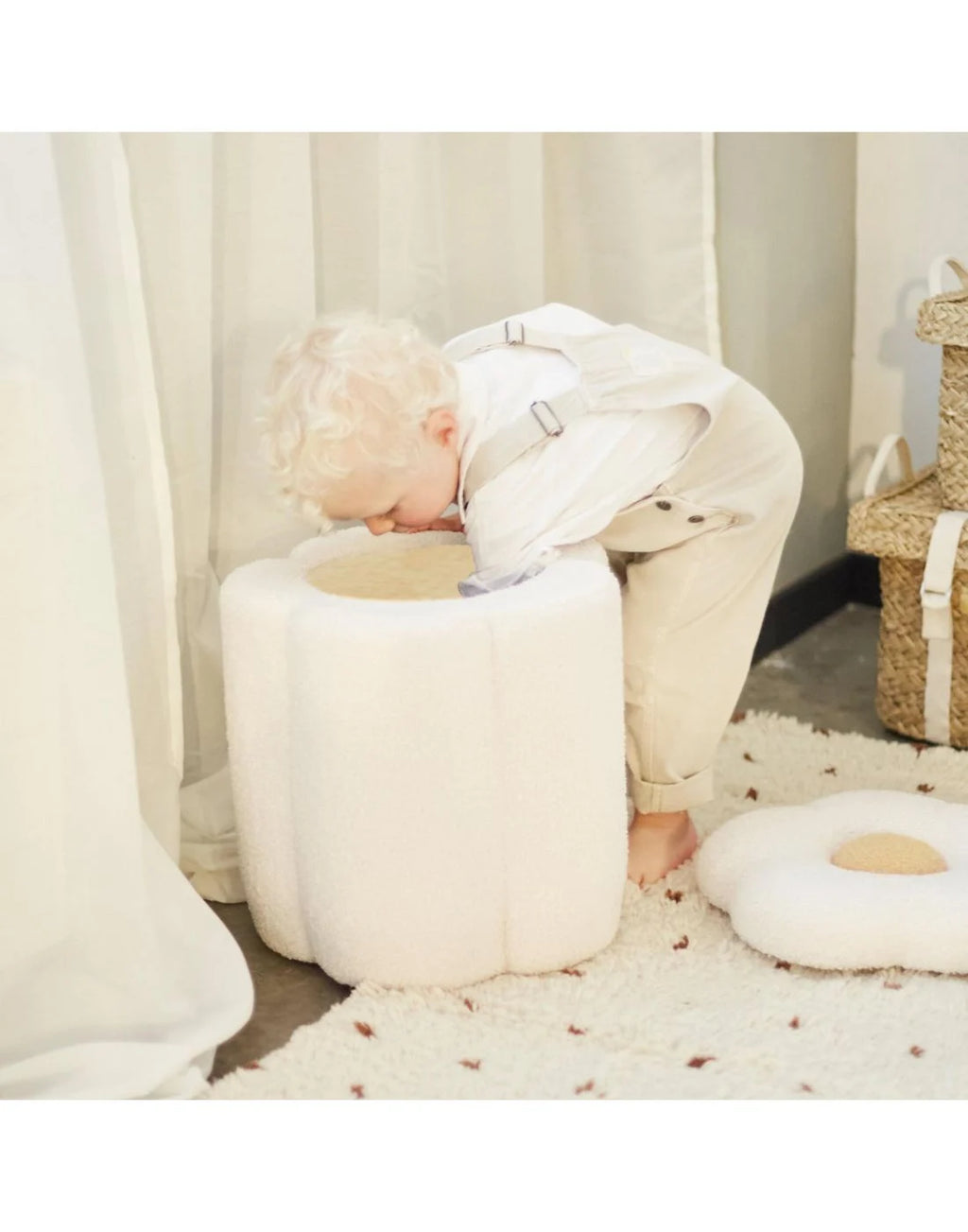 Πουφ TOYBOX flower Childhome