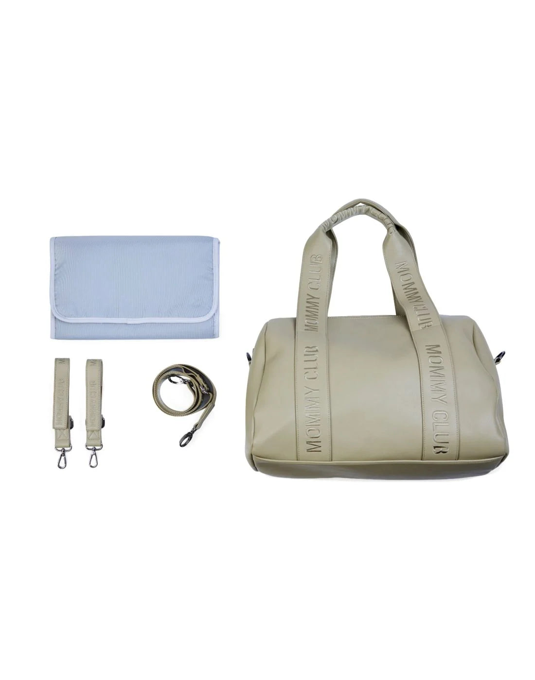 Childhome Τσάντα Αλλαγής Mommy Club Leather Green