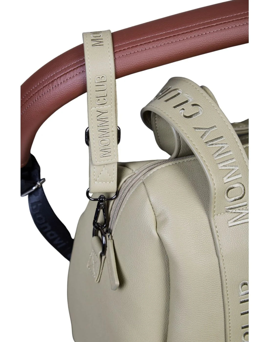 Childhome Τσάντα Αλλαγής Mommy Club Leather Green