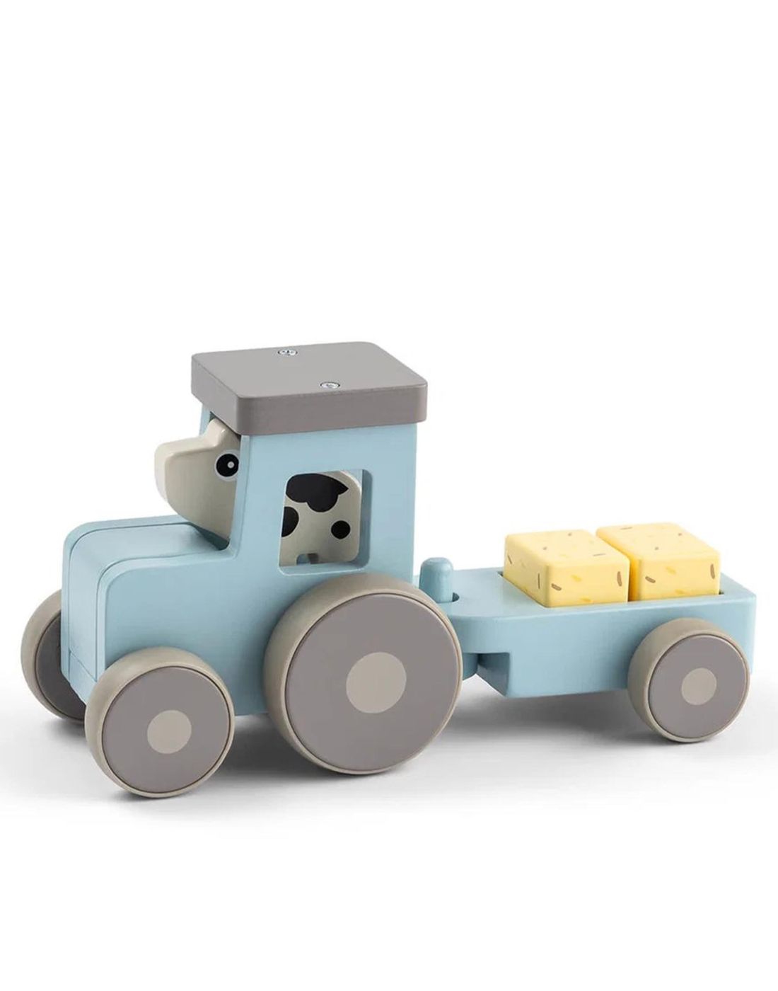 Done by Deer ΞΥΛΙΝΟ ΠΑΙΧΝΙΔΙ ΔΡΑΣΤΗΡΙΟΤΗΤΑΣ tiny farm tractor dotti blue