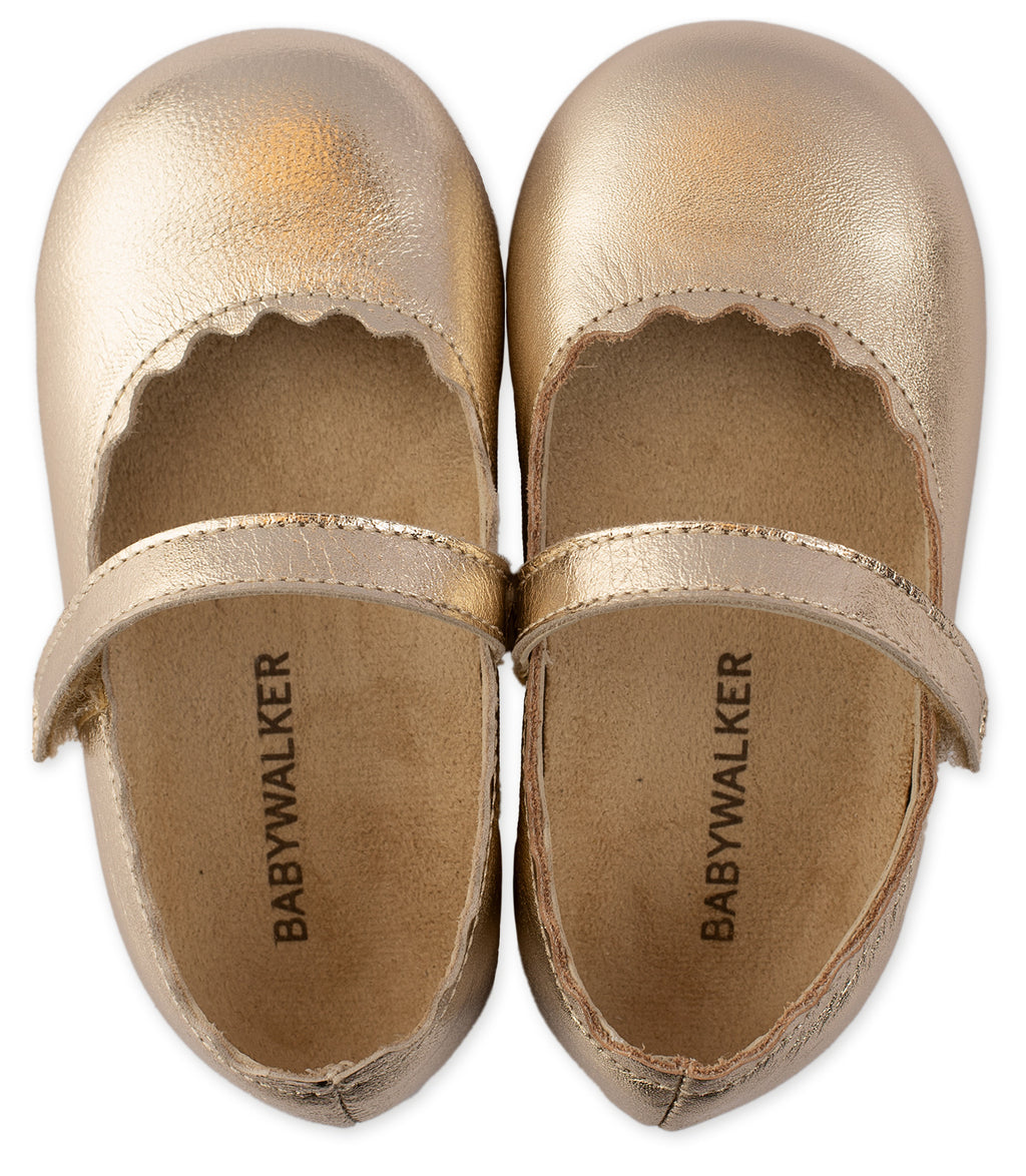 Βαπτιστικό Παπούτσι Babywalker Bw4597 Gold