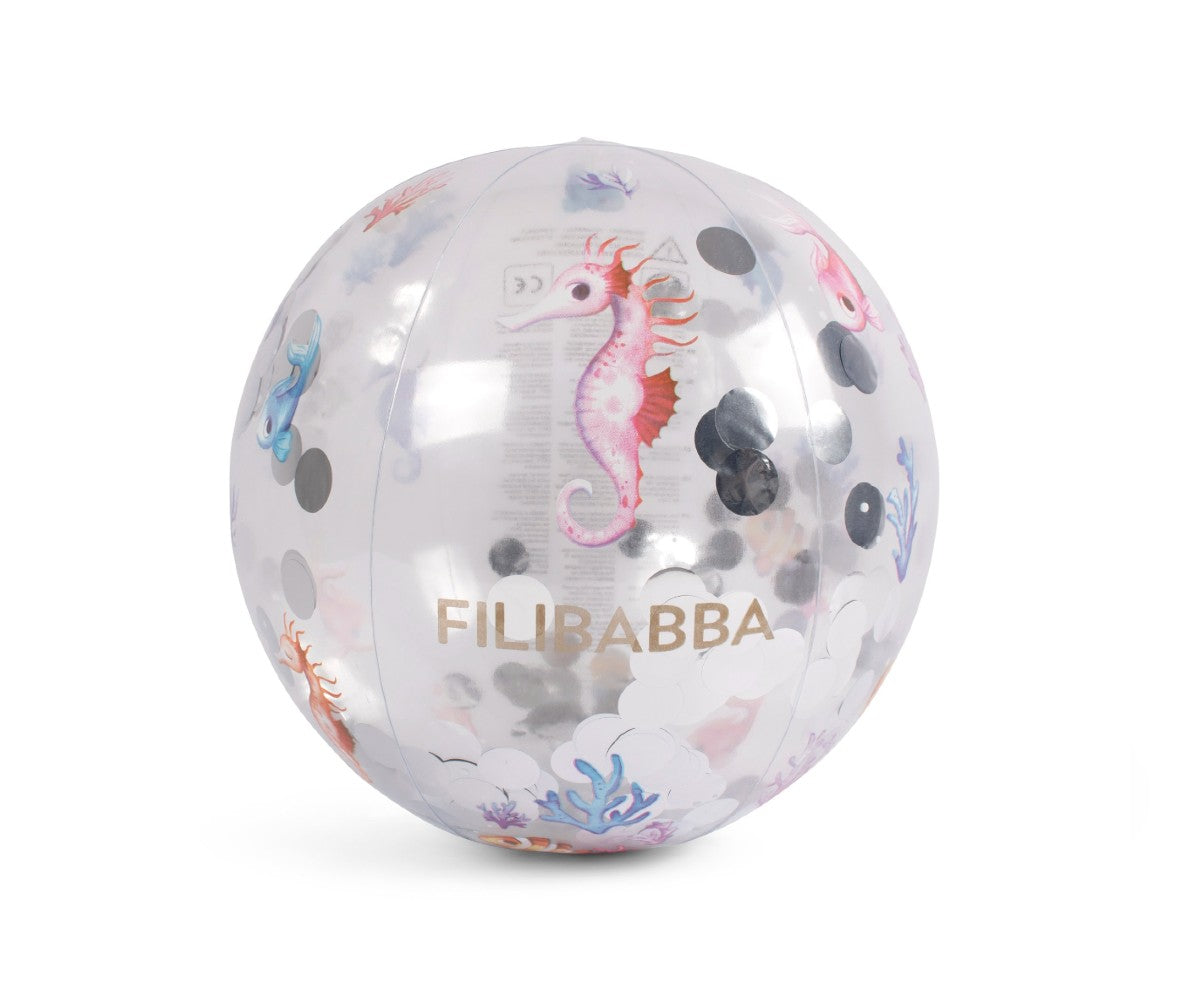 Φουσκωτή Μπάλα Filibabba Rainbow Reef Confetti