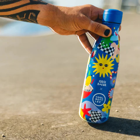 COOL BOTTLES Ανοξείδωτο μπουκάλι-θερμός Sunshine Fiesta 500ml