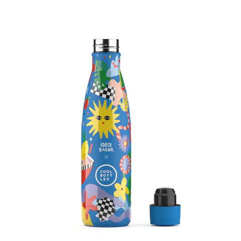 COOL BOTTLES Ανοξείδωτο μπουκάλι-θερμός Sunshine Fiesta 500ml