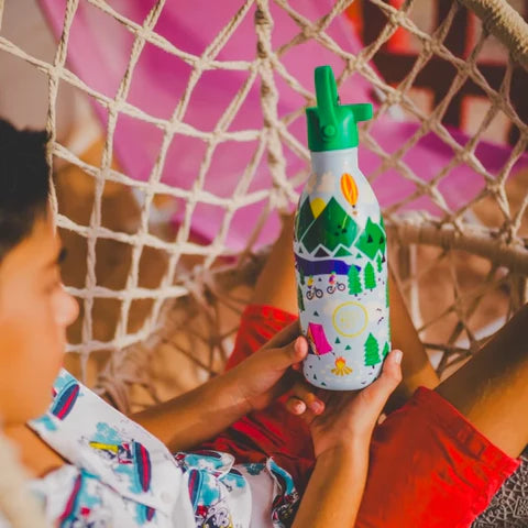 COOL BOTTLES Ανοξείδωτο παιδικό μπουκάλι Περιπέτεια στη Φύση 500ml