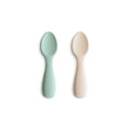 Βρεφικό Κουτάλι Σιλικόνης 2-Pack - Cambridge Blue/Shifting Sand