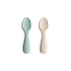 Βρεφικό Κουτάλι Σιλικόνης 2-Pack - Cambridge Blue/Shifting Sand