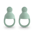 Mushie Silicone Fresh Food Feeder 2pack Cambridge Blue