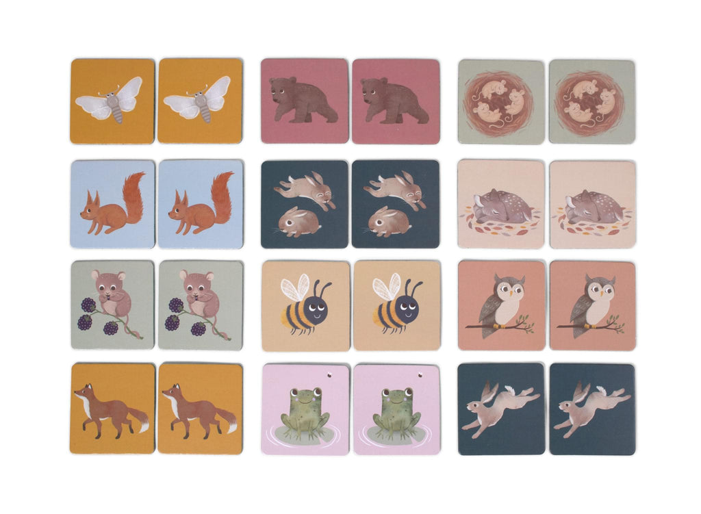 Παιχνίδι Μνήμης Nordic animals Filibabba