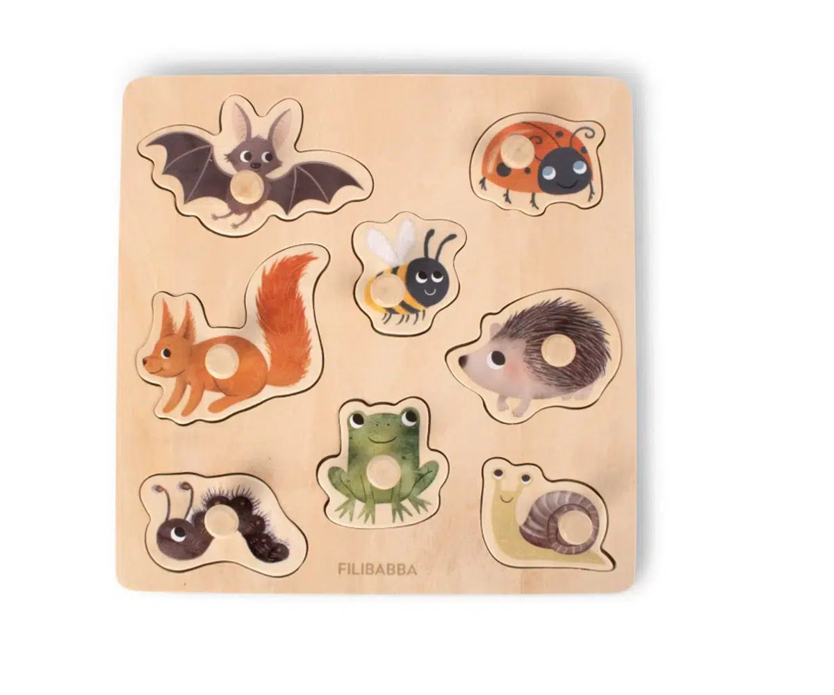 Filibabba Wooden Puzzle – Forest Friends