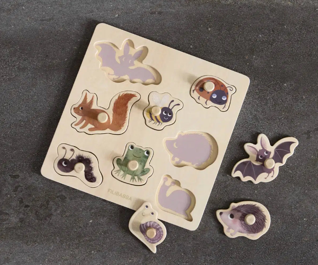 Filibabba Wooden Puzzle – Forest Friends