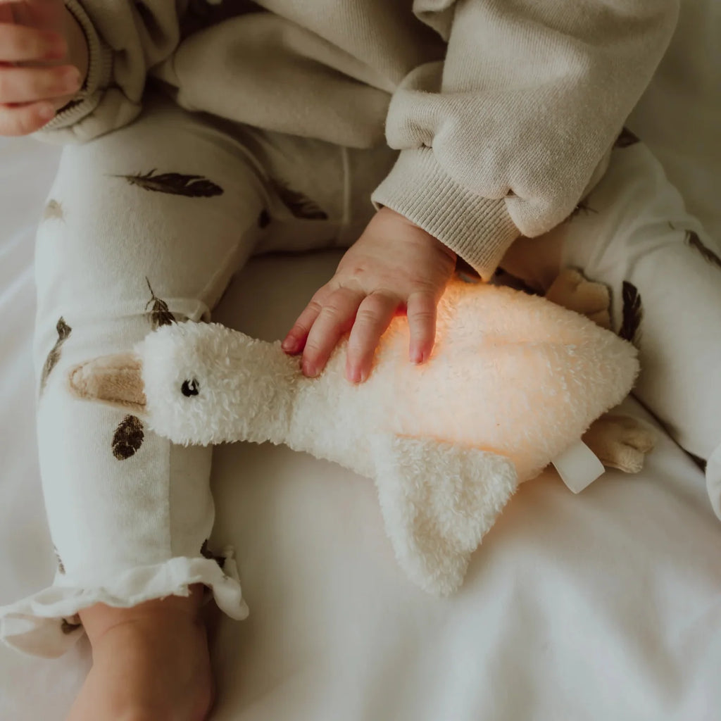 FLOW Milo plush bunny with night light (beige)