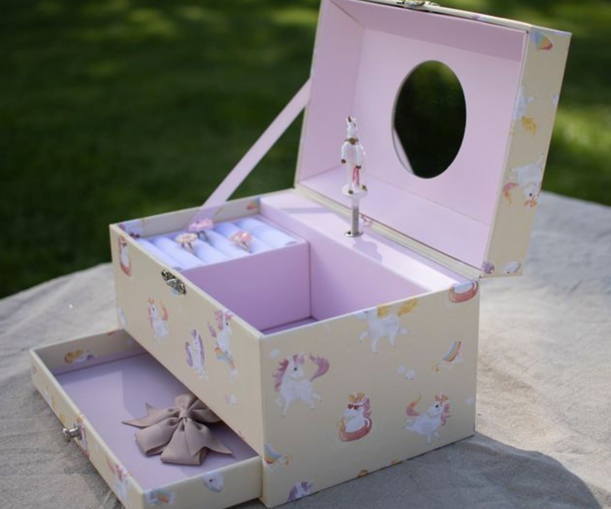 Filibabba Jewellery Box with Music Unicorn