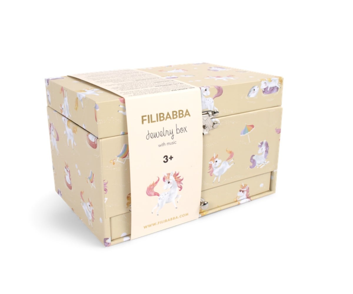 Filibabba Jewellery Box with Music Unicorn