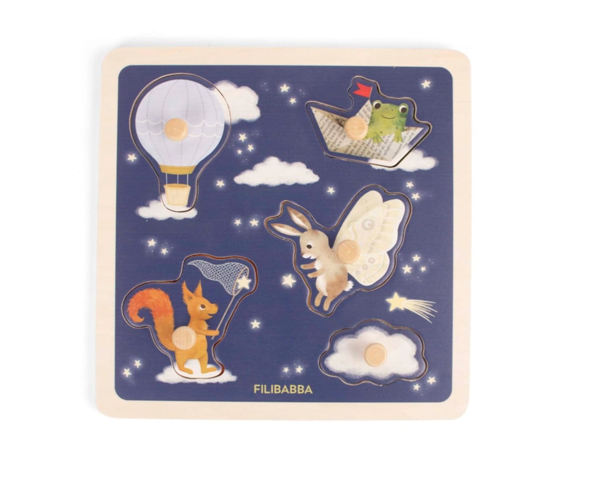 Filibabba Wooden Sensory Puzzle – Little Adventurers