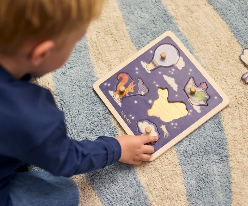 Filibabba Wooden Sensory Puzzle – Little Adventurers