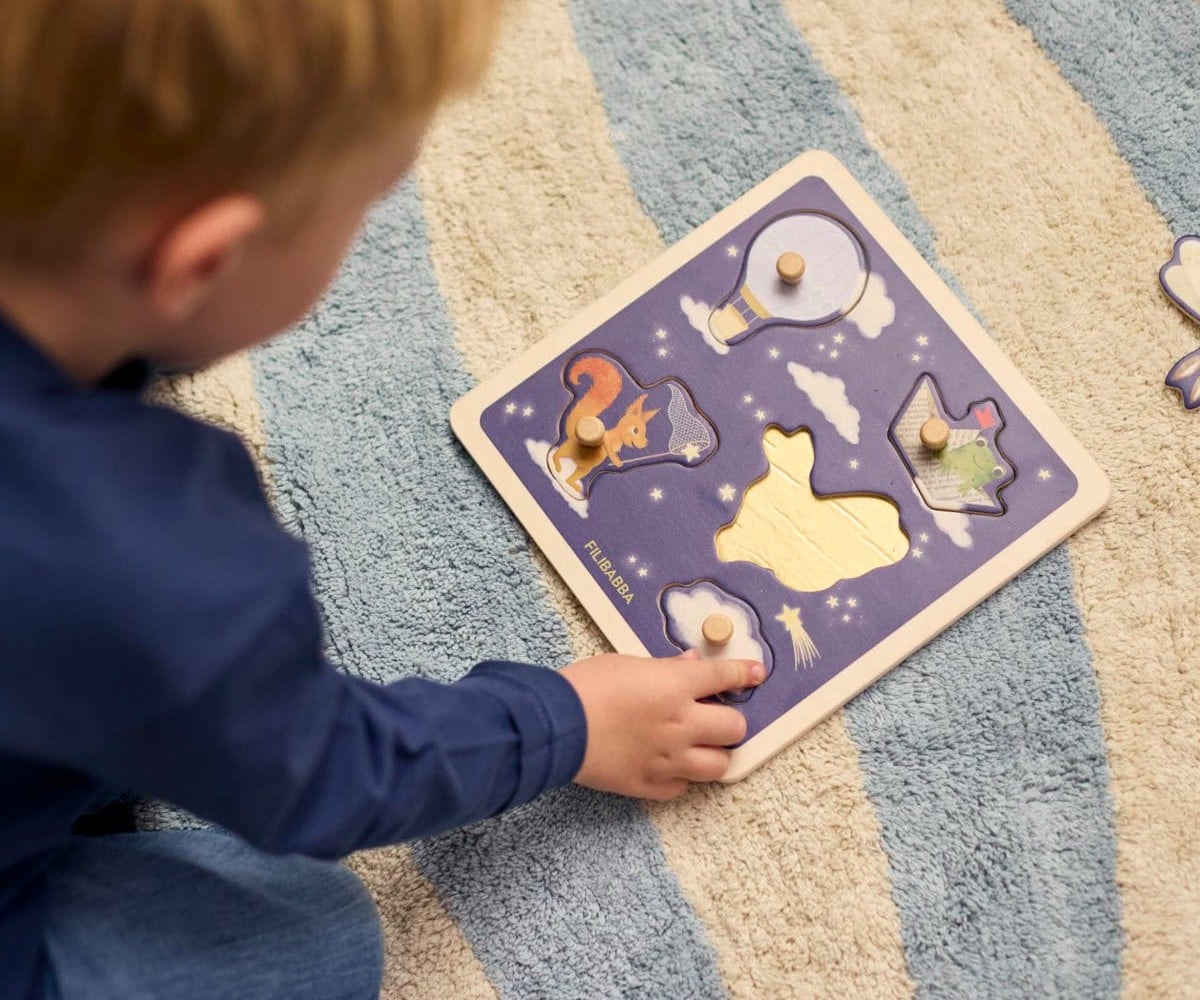 Filibabba Wooden Sensory Puzzle – Little Adventurers