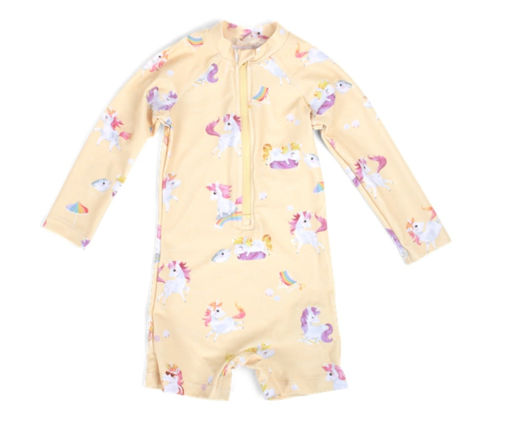 Filibabba Βρεφικό Μαγιό Villads UV Suit Unicorn Shores 80-92 (1-2 ετών)
