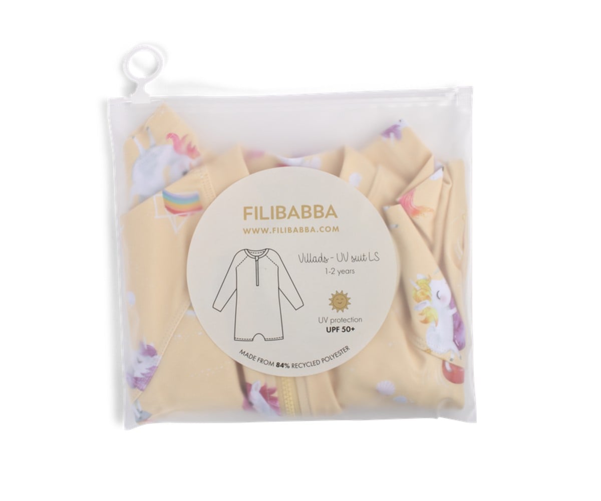 Filibabba Βρεφικό Μαγιό Villads UV Suit Unicorn Shores 80-92 (1-2 ετών)