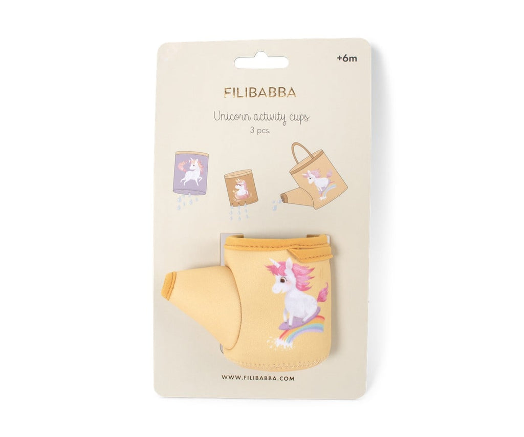 Filibabba Σετ Ποτιστήρι Παραλίας Unicorn Activity Cups