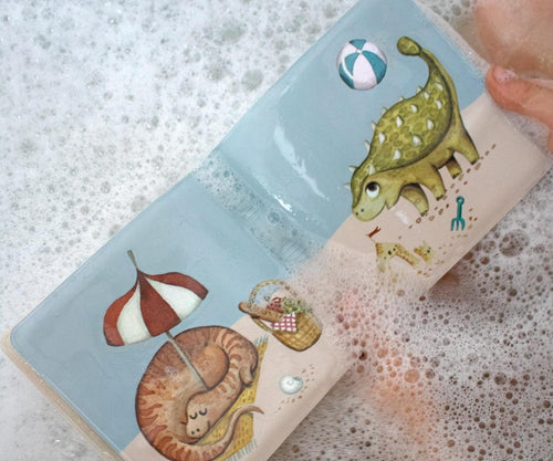 Bath Book Filibabba Dino Beach