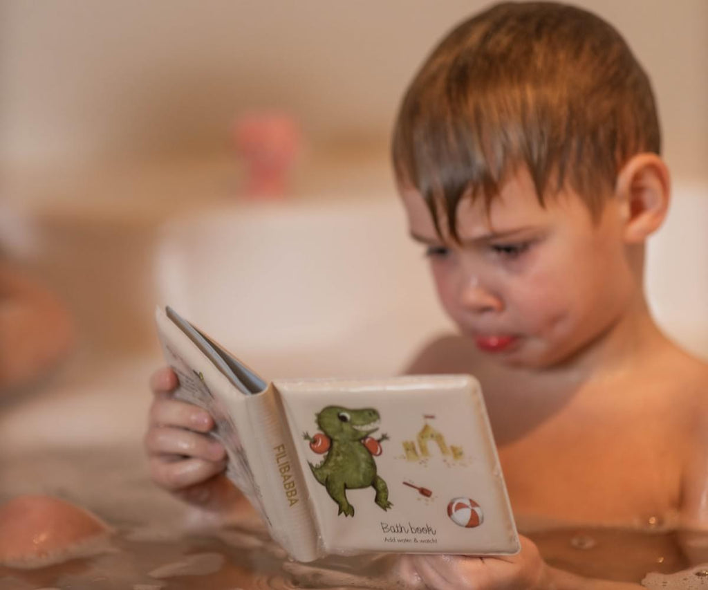 Bath Book Filibabba Dino Beach