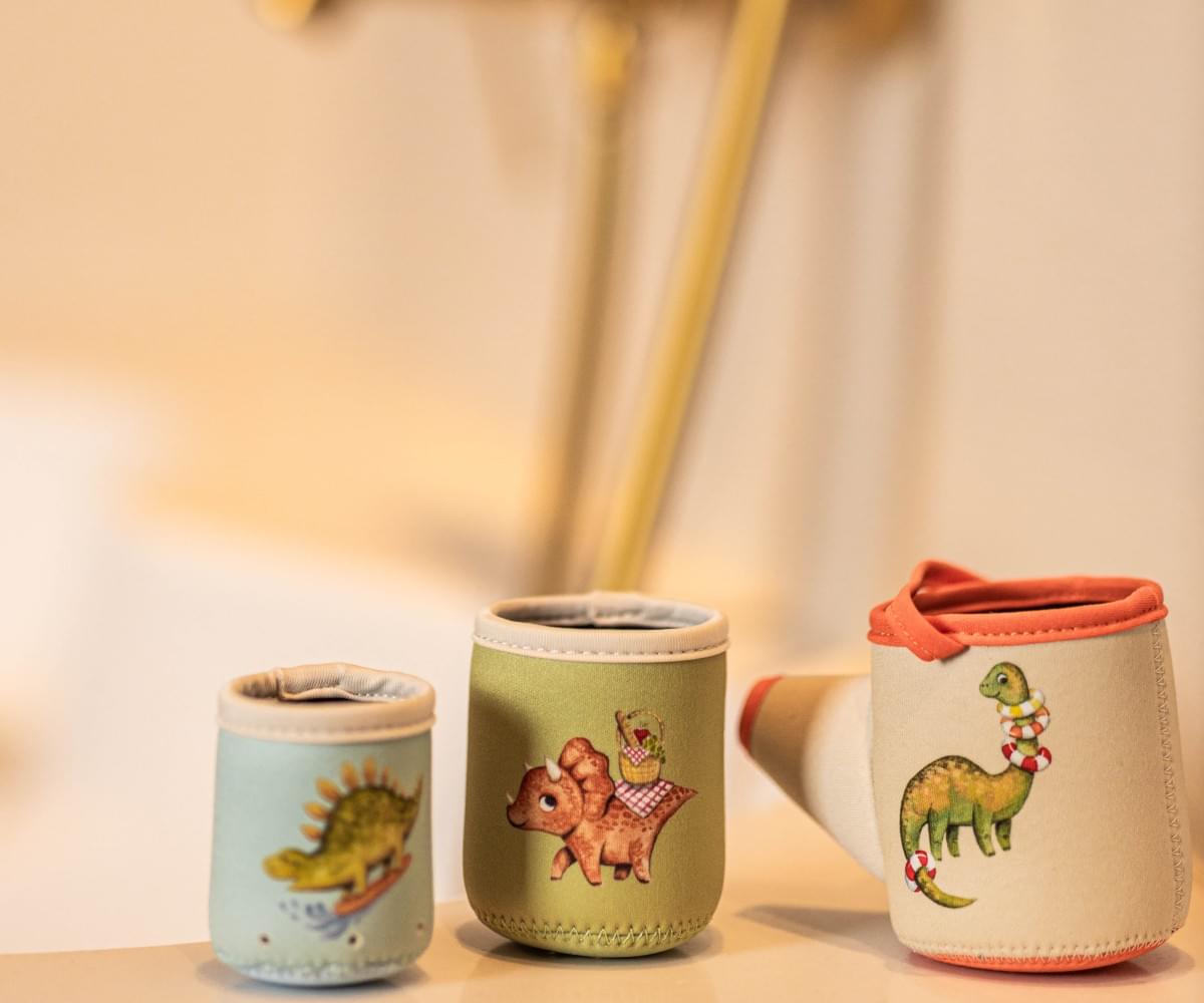 Παιχνίδι Μπάνιου Filibabba Dino Activity Cups