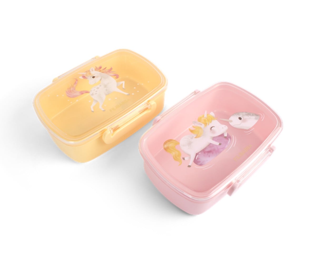 Filibabba Δοχεία Φαγητού 2 Pack Unicorn Shores
