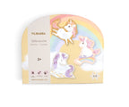 Filibabba Set of 7 Puzzles Unicorn Shores