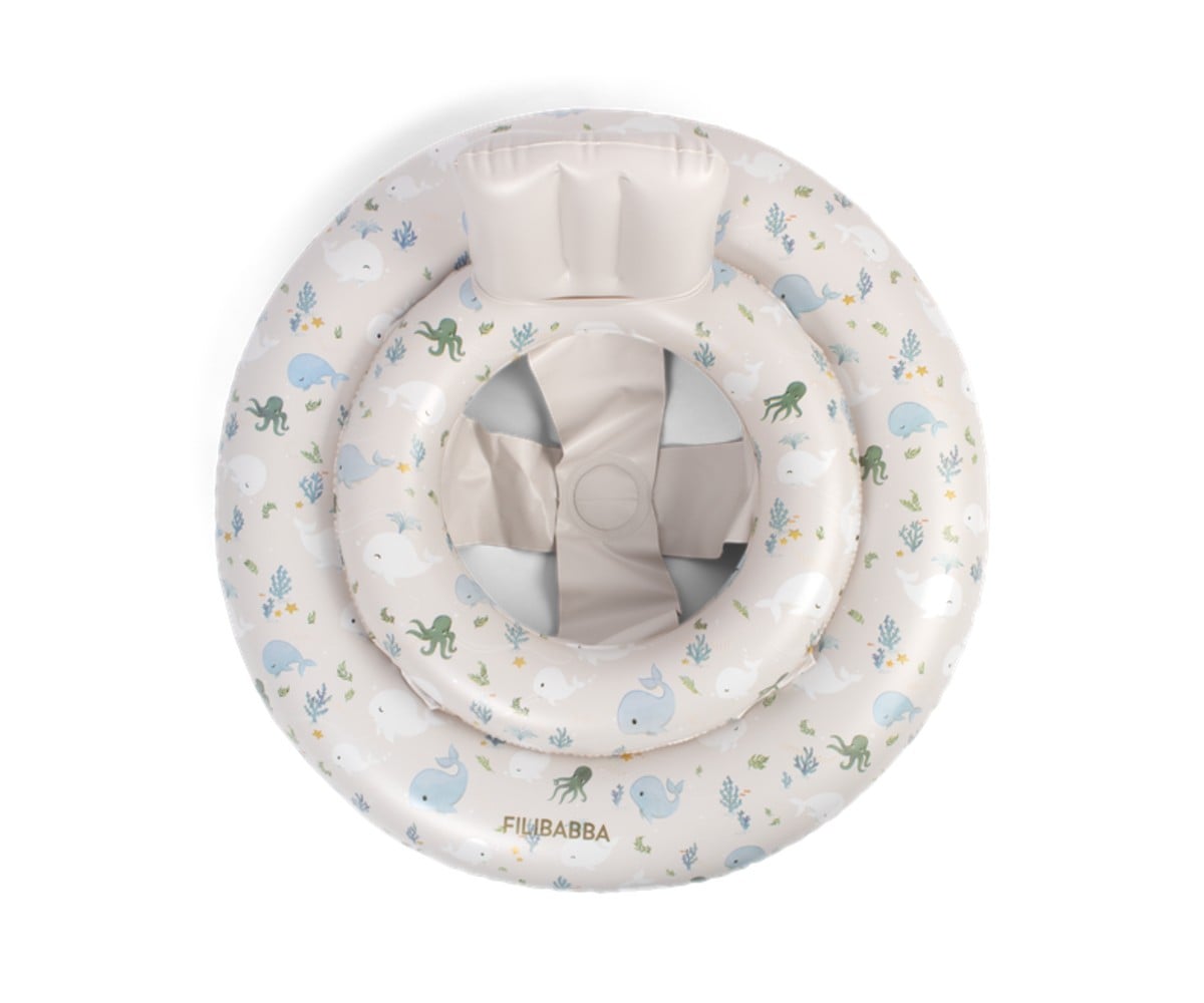 Filibabba Swim Baby Ring Christian’s Whale Tales