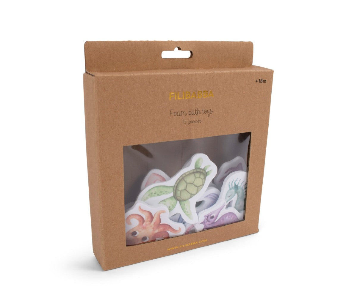 FILIBABBA FOAM BATH TOYS UNDER THE SEA