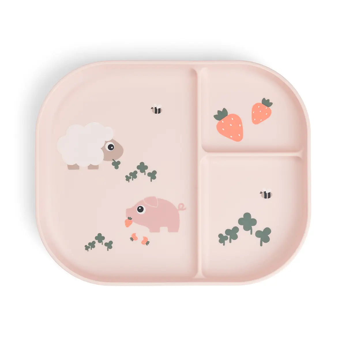Done By Deer Πιάτο Με χωρίσματα Tiny farm Powder