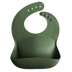 Σαλιάρα Σιλικόνης Mushie Forest Green
