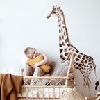 Αυτοκόλλητο τοίχου Giraffe Savanna Adventure