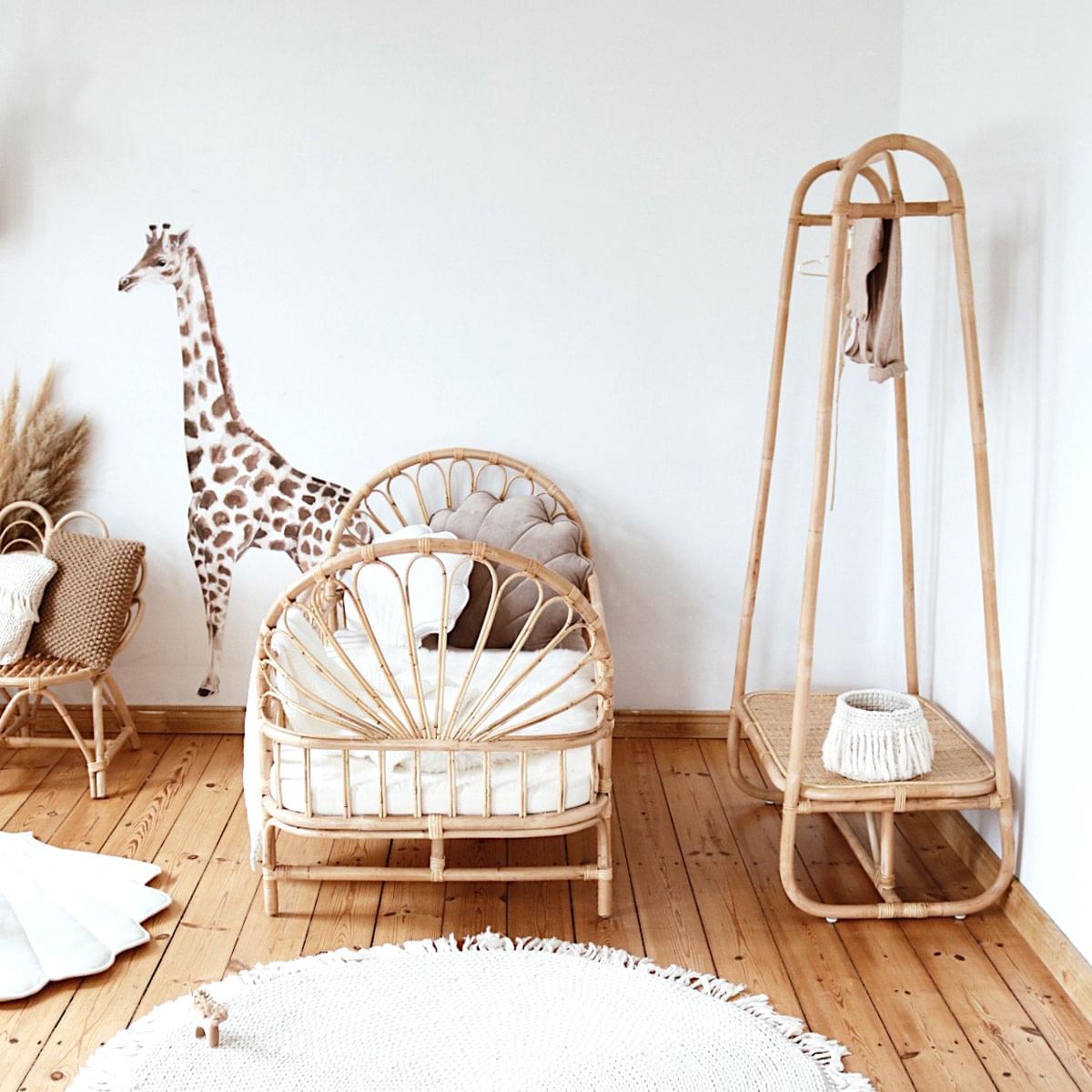 Αυτοκόλλητο τοίχου Giraffe Savanna Adventure