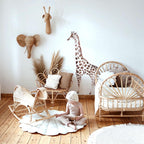 Αυτοκόλλητο τοίχου Giraffe Savanna Adventure