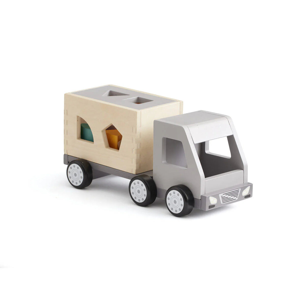 KIDS CONCEPT Ξύλινο φορτηγό με σχήματα αντιστοίχισης