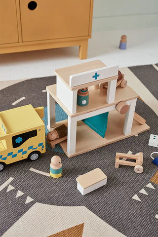 KIDS CONCEPT Ξύλινο ασθενοφόρο AIDEN