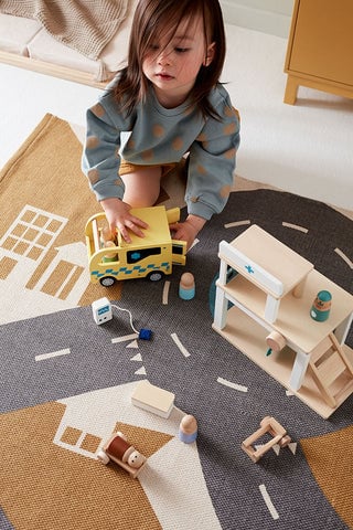 KIDS CONCEPT Ξύλινο ασθενοφόρο AIDEN