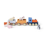 KIDS CONCEPT Ξύλινο τρενάκι με ζώα της φάρμας AIDEN