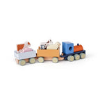 KIDS CONCEPT Ξύλινο τρενάκι με ζώα της φάρμας AIDEN