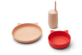 Junior Σετ Φαγητού Σιλικόνης Cat apple red multi mix