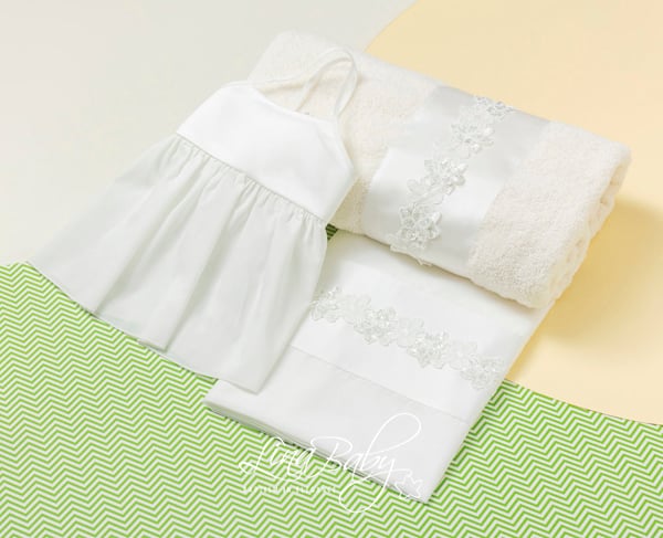 Λαδόπανα Βάπτισης Lina Baby Agape