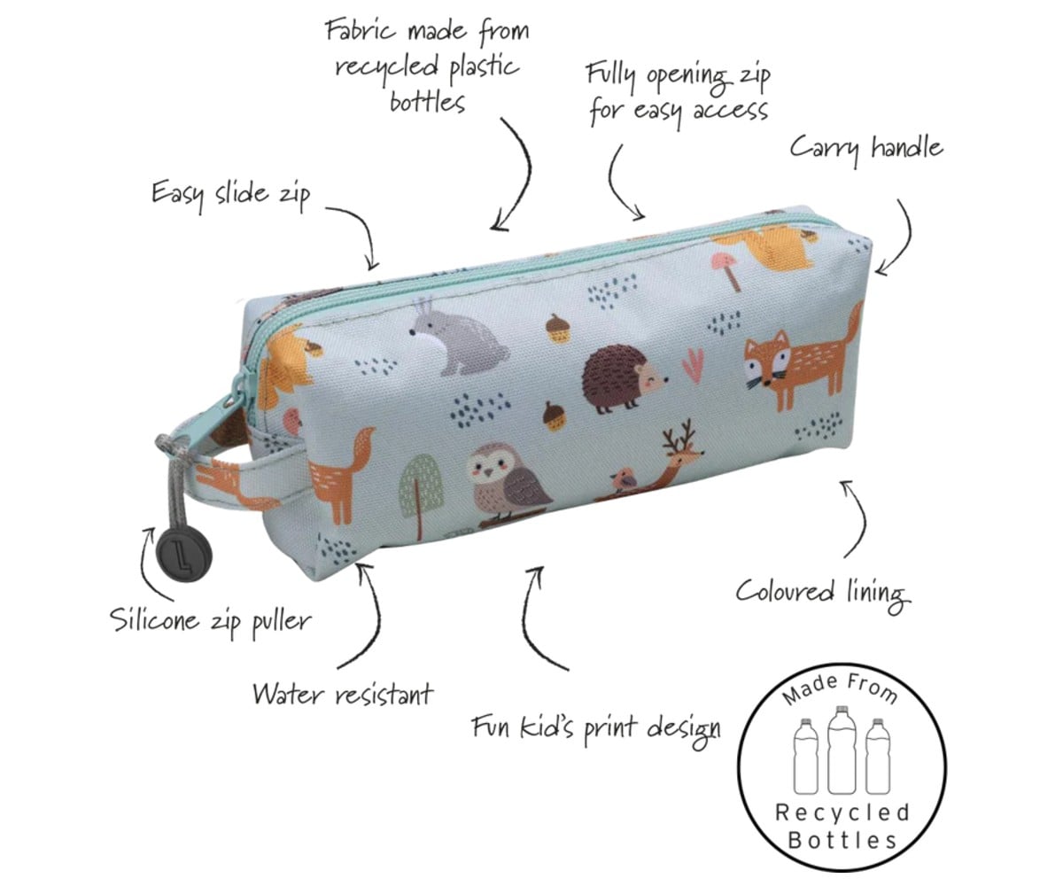 Little Lund Pencil Case Woodland