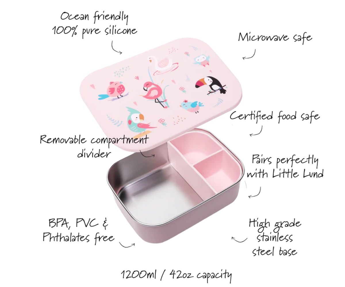 Little Lund Lunch Box 1200ml Birds